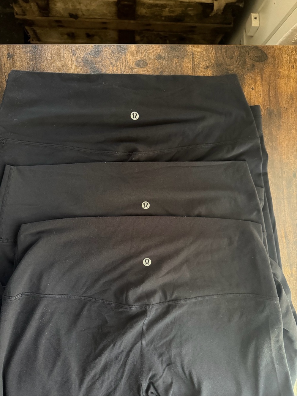 Lululemon Lot of 3 Black High Rise Leggings Size 14 | 23”, 25” & 28” Inseams GUC